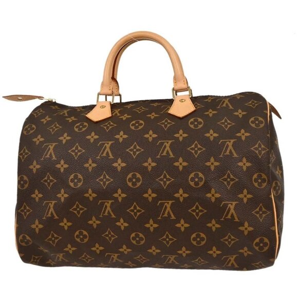 Louis Vuitton Monogram Speedy 35 Handbag M41524 AA2098 154962 - Picture 2 of 10